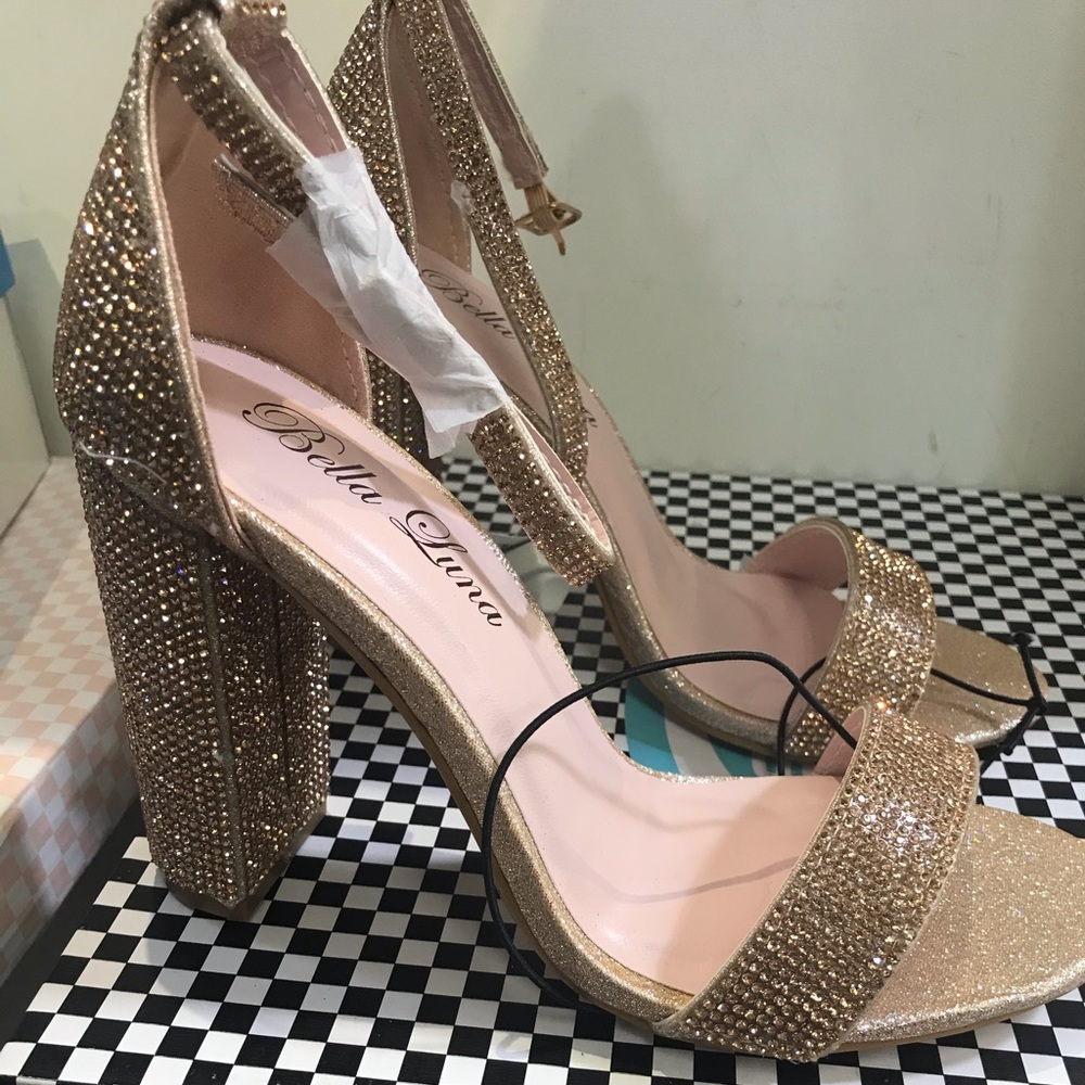 Champagne heels